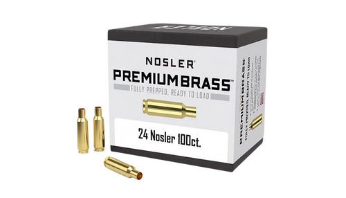 Nosler Premium Brass Unprimed Cases 24Nosler Rifle