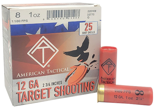 ATI Target Load 12Gauge 2.75" 1oz 8Shot
