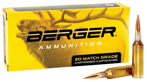 Berger Target Rifle 6.5PRC Hybrid /10 Case 156gr, 20 Count - 50010