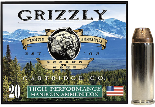 Grizzly Ammo 45Colt+P 225gr Jacketed Hollow Point 20 Per Box/10 Case