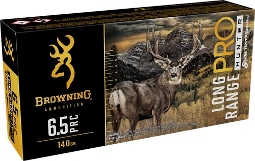 Browning Long Range Pro 6.5 PRC Ammo 130gr 20 Rounds - B192565002