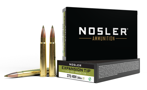Nosler E-Tip 375H&HMag 260gr E Tip Boat