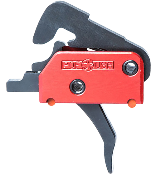 Patriot Ordnance Factory EFP Two-Stage Straight Trigger with 4 lbs Draw Weight & Black Hardcoat Anodized Finish for AR-15