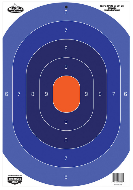 Birchwood Casey Dirty Bird Silhouette Tagboard Target