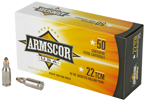 Armscor USA 22TCM 40gr Jacketed Hollow Point
