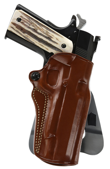 Galco Speed Master 2.0 OWB Tan Leather Paddle Fits 1911 5" Barrel Right Hand