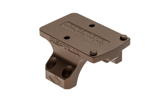 Reptilla Llc Reptilia ROF-90 Flat Dark Earth Anodized Geissele 30mm Super Precision & Trijicon RMR