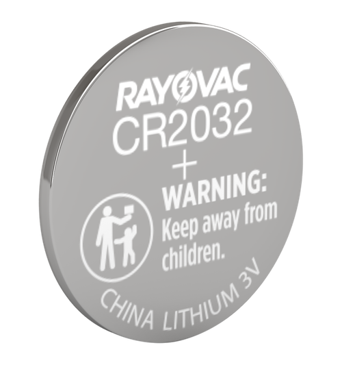 Rayovac Lithium Coin Cell Silver 3.0 Volts 225 mAh