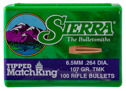 Sierra Tipped MatchKing 6.5Creedmoor 107gr 100/Box
