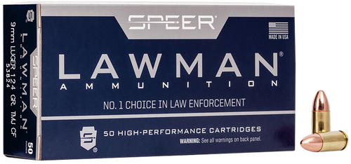 Speer Lawman Training Clean-Fire 9mmLuger 124gr Total