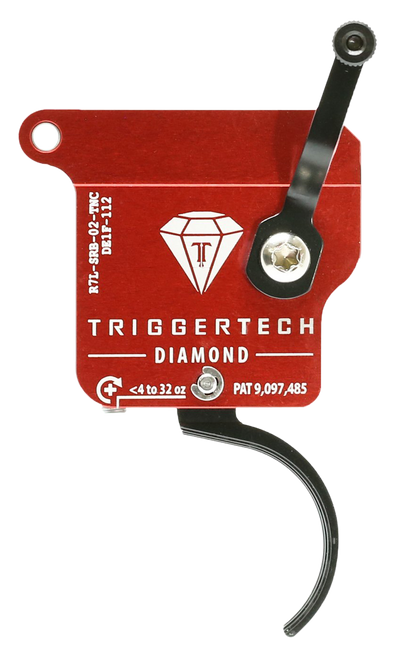 TriggerTech Diamond Without Bolt Release Curved Trigger