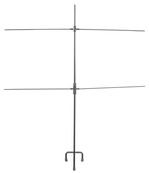 Sme Double Paper Target Stand Black Steel Includes 8 Metal Clips - SMETGTST