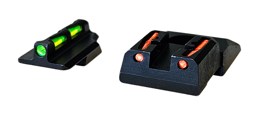 HiViz LiteWave Ruger Security 9 Sight Set Green Fiber Optic Front Sight-Orange - RGS9LW21