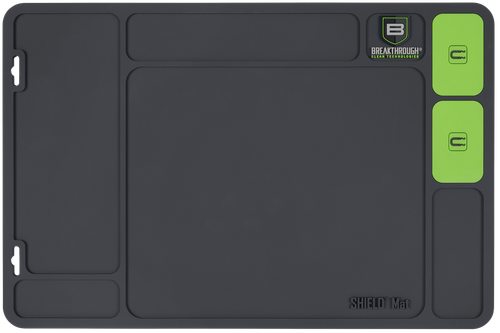 Breakthrough Clean Shield Mat Gray and Green PVC 17.88"x11.88"