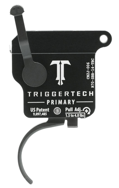 TriggerTech Primary Single-Stage Traditional Curved Trigger - R70SBB14TBC