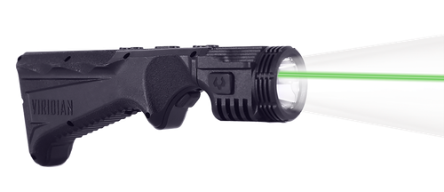 Viridian 4LUX 2K Grip Light with Laser Black 2000 Lumens White LED/Green