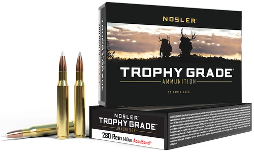 Nosler Trophy Grade 280 Rem Ammo 140gr AccuBond 20 Rounds - 48545
