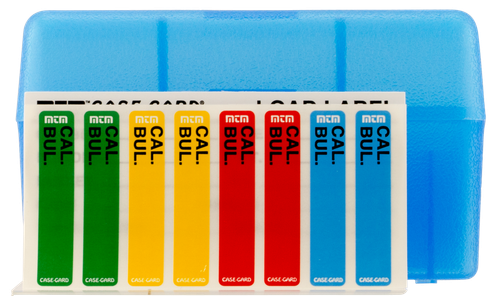 MTM Case-Gard R-50 Multi-Caliber Clear Blue Polypropylene 50-Round