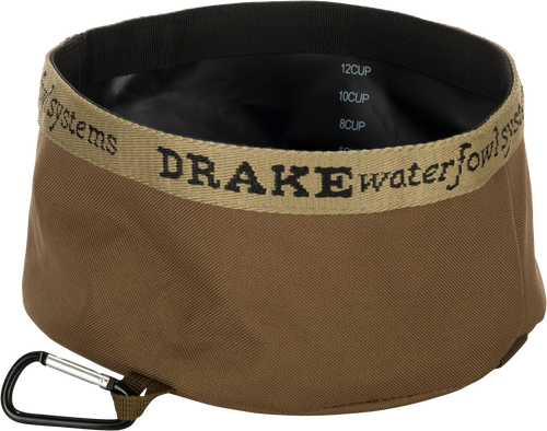 Drake Waterfowl Travel Food & Water Bowl