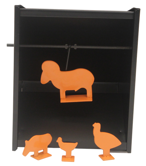 Beeman Pellet Trap Steel Orange Target Airgun Metal Silhouette/Paper Targets - 2085