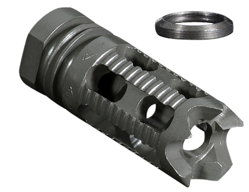 Yankee Hill Phantom Compensator/Brake with Aggressive End 1/2"-28 TPI Threads - 285M1