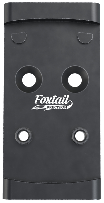 Foxtail Precision Adapter Plate Black Anodized Aluminum,
