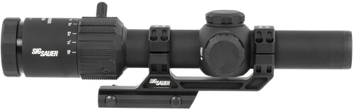 Sig Sauer Electro-Optics Tango-MSR LPVO 1-8x24mm 30mm Tube Illuminated Red BDC8 Reticle Features Throw Lever & Alpha-Msr Mount
