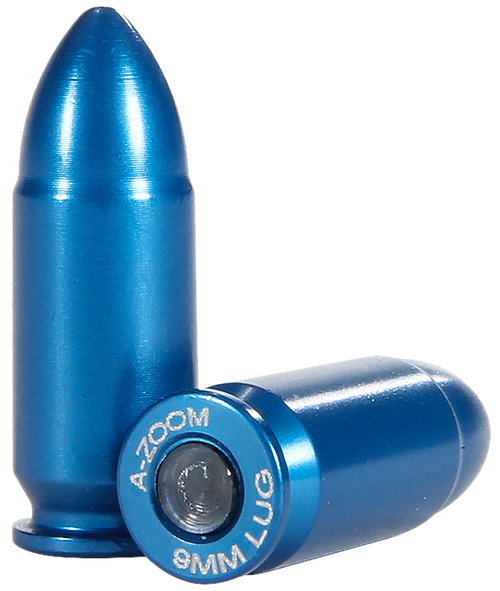 A-Zoom Pistol Blue Snap Caps 9mm Luger