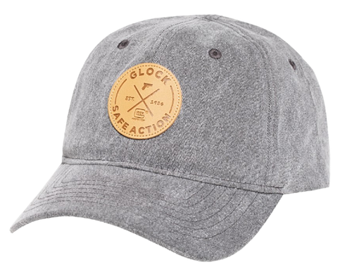 Glock Safe Action Patch Hat, Distressed Gray