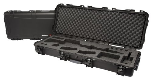 Nanuk 990 Black Polymer with Foam Padding Lockable Latches & Wheels - 990AR01