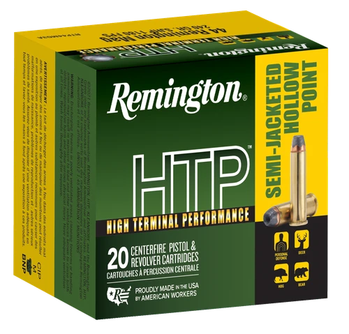 Remington HTP 44 Magnum Ammo 240gr SJHP 20 Rounds - 23010