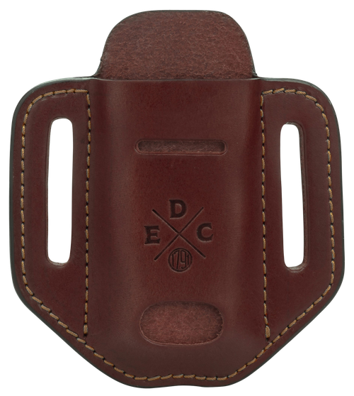 1791 Gunleather EDC Heavy Duty Easy Slide Solo OWB Chestnut Belt Ambidextrous - HDESSLCHNA