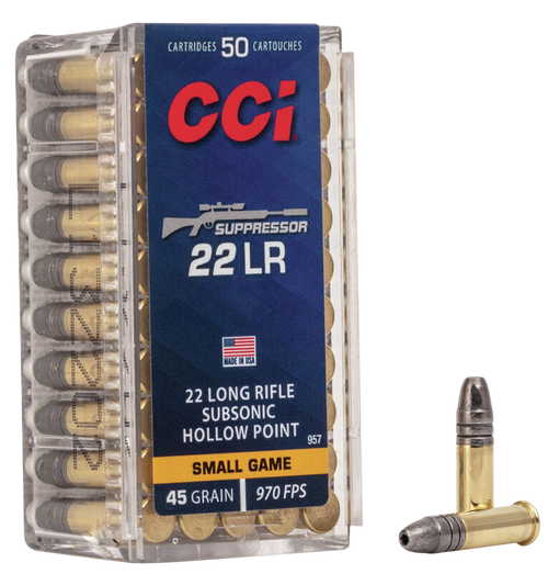 CCI Suppressor Small Game 22LR 45gr Lead