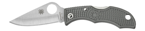 Spyderco Ladybug 3 1.94" Folding Clip Point Plain VG-10 SS Blade Foliage Green - LFGP3
