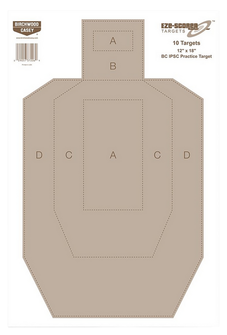 Birchwood Casey EZE-Scorer IPSC Paper Hanging Universal