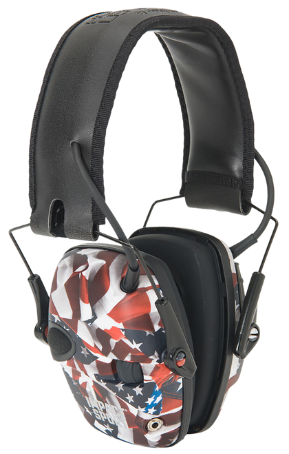 Howard Leight Impact Sport Electronic Muff 22 dB Over the Head Classic One Nation Adult 1 Pair