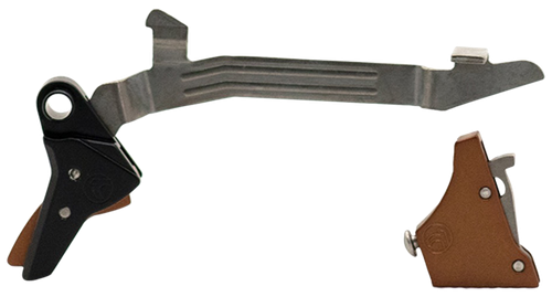 Timney Triggers Alpha Competition 45 ACP/10mm Auto Bronze Straight Trigger Fits Glock Gen3-4