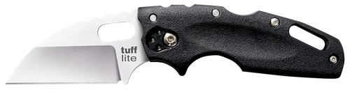 Cold Steel Tuff Lite 2.50" Folding Sheepsfoot Plain AUS-8A Stainless Blade 3.50" Black Textured Griv-Ex Handle