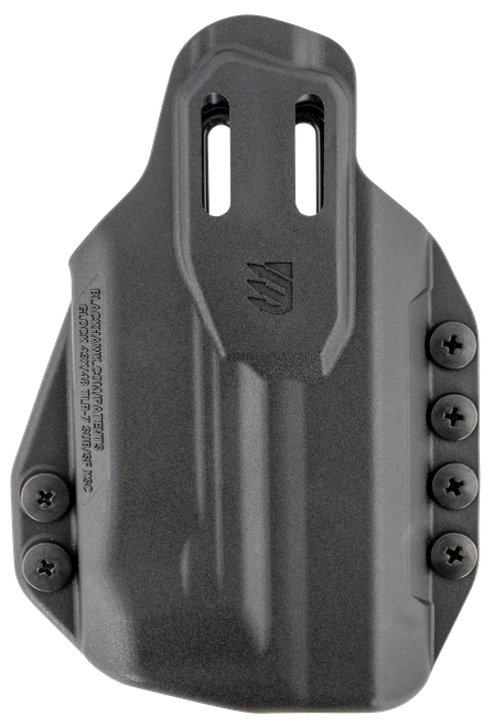 Blackhawk Stache IWB Size 76 Black Polymer Belt Clip Fits Glock 43X/48 w/SureFire XSC Ambidextrous