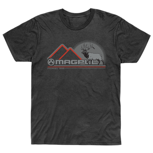 Magpul Wapiti Charcoal Heather Cotton/Polyester Short Sleeve Small - MAG1234011S