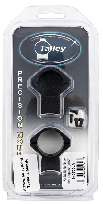 Talley Scope Mount/Ring Combo Black Anodized Aluminum