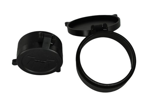 Huskemaw Tactical Flip-Up Lens Caps Black 56mm Objective Fits Hunter 5-30x56 - 20SFC530T
