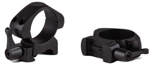 Konus Steel Rings Matte Black 30mm Quick Release Medium 0 MOA
