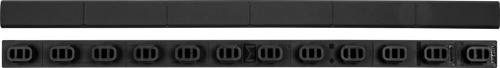 Magpul MAG602-BLK M-LOK Rail Covers Type 1 Black