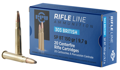 PPU Standard Rifle 303British 150gr Soft Point