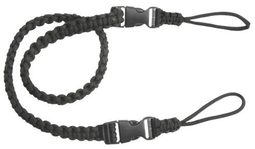 Outdoor Connection Bino-Strap Black Paracord 32.50" OAL