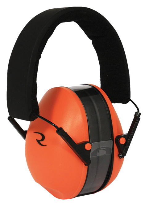 Radians Lowset Muff 21 dB Over the Head Orange/Black Adult 1 Pair