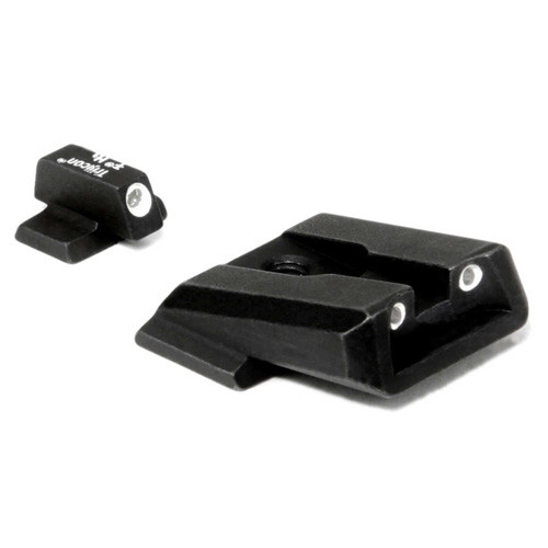 Trijicon Bright & Tough Night Sights Green/Tritium White Outline Front - 600442