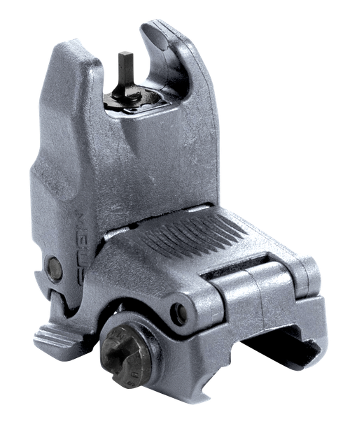 Magpul MAG247-GRY Mbus Sight Front Stealth Gray Polymer Spring-Loaded Flip Up for AR15/ M16