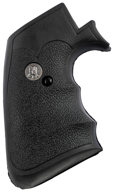 Pachmayr 0 Decelerator Grip Checkered Black Rubber